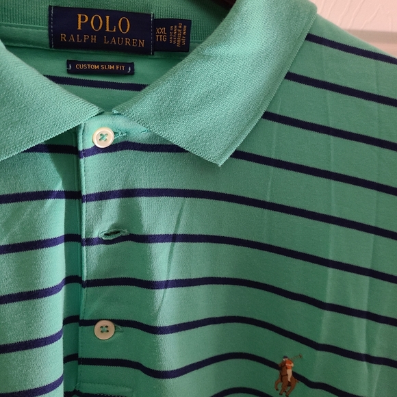 RALPH LAUREN POLO CUSTOM SLIM SHIRT XXL - Picture 2 of 2